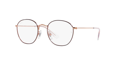 Ray-Ban Junior Rob RB9572V Brown On Rose Gold #colour_brown-on-rose-gold