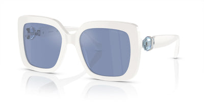 Swarovski SK6001 White/Light Blue Silver Mirror #colour_white-light-blue-silver-mirror