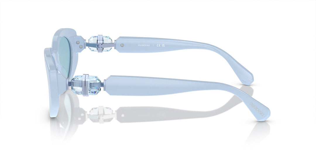 Swarovski SK6002 Oval Sunglasses | Fashion Eyewear US display picture 2