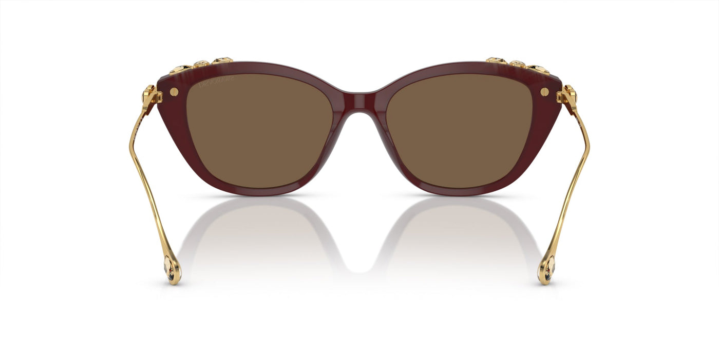 Swarovski SK6010 Opal Burgundy/Dark Brown #colour_opal-burgundy-dark-brown