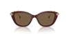 Swarovski SK6010 Opal Burgundy/Dark Brown #colour_opal-burgundy-dark-brown