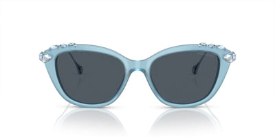 Swarovski SK6010 Opal Light Blue/Dark Grey #colour_opal-light-blue-dark-grey