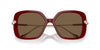 Swarovski SK6011 Transparent Burgundy/Dark Brown #colour_transparent-burgundy-dark-brown