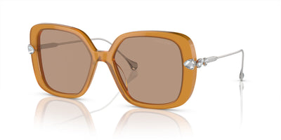 Swarovski SK6011 Transparent Amber Brown/Light Brown #colour_transparent-amber-brown-light-brown