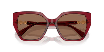 Swarovski SK6016 Transparent Burgundy/Dark Brown #colour_transparent-burgundy-dark-brown