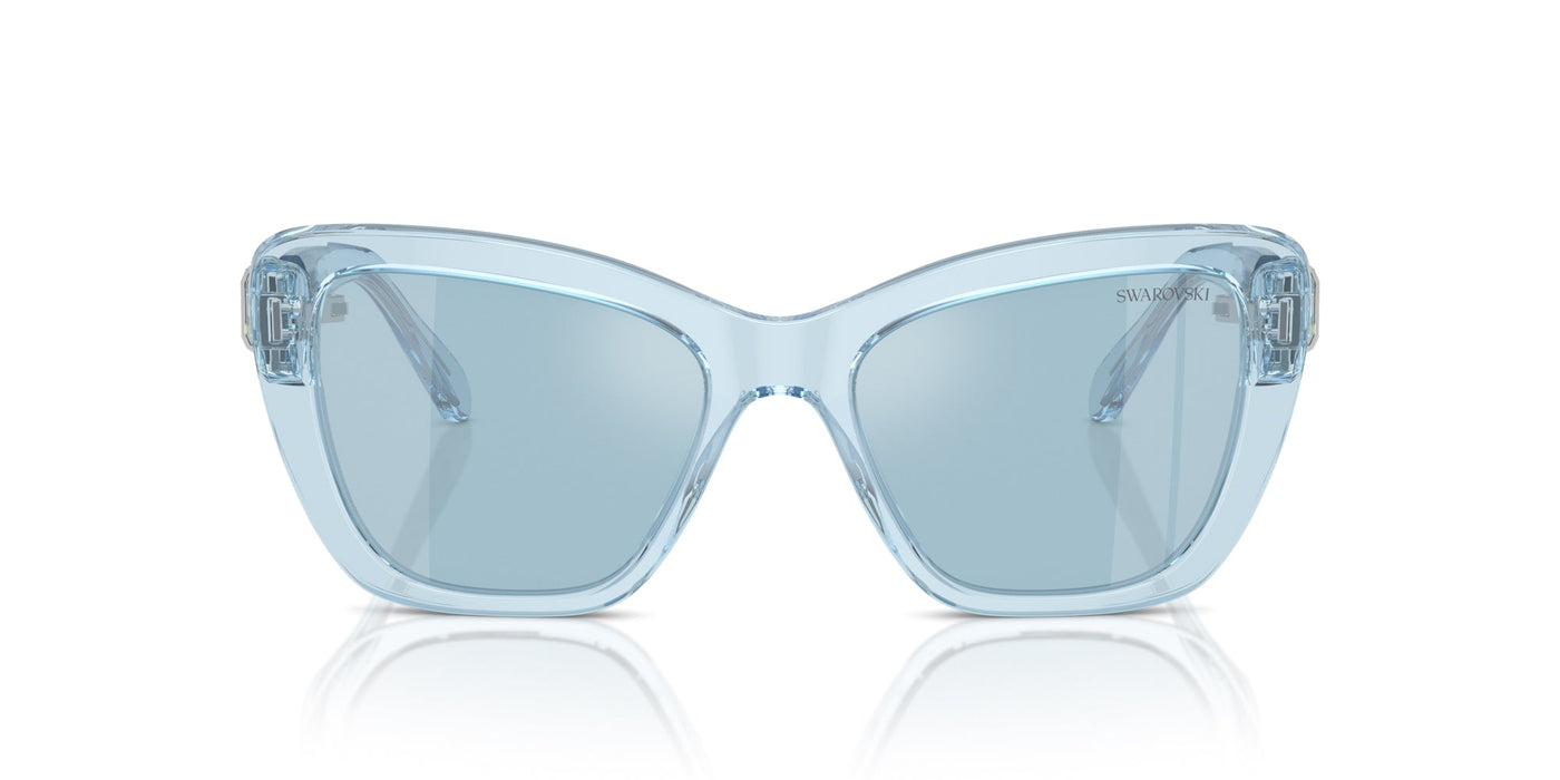 Swarovski SK6018 Transparent Light Blue/Light Blue Silver Mirror #colour_transparent-light-blue-light-blue-silver-mirror