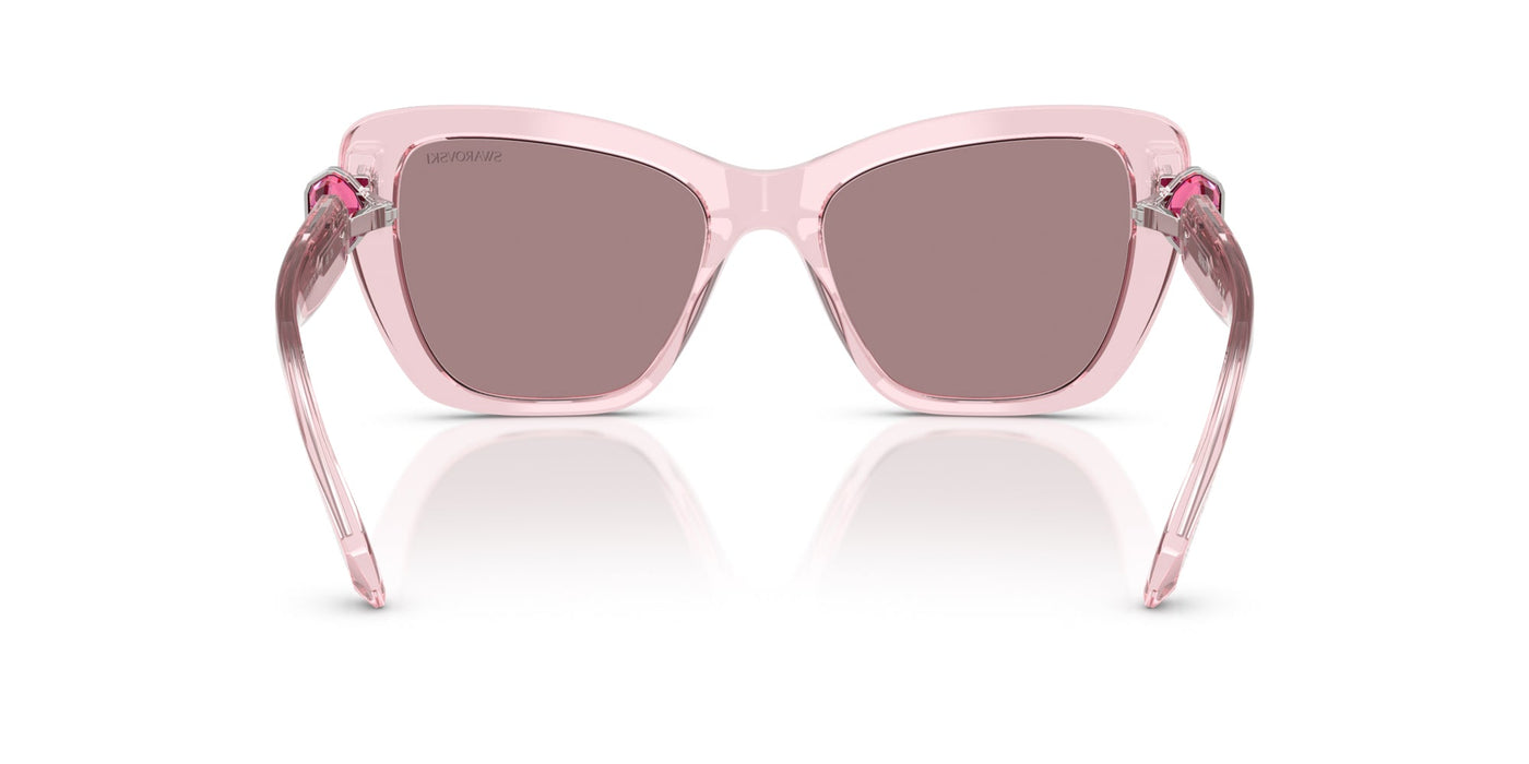 Swarovski SK6018 Transparent Pink/Light Purple Brown #colour_transparent-pink-light-purple-brown