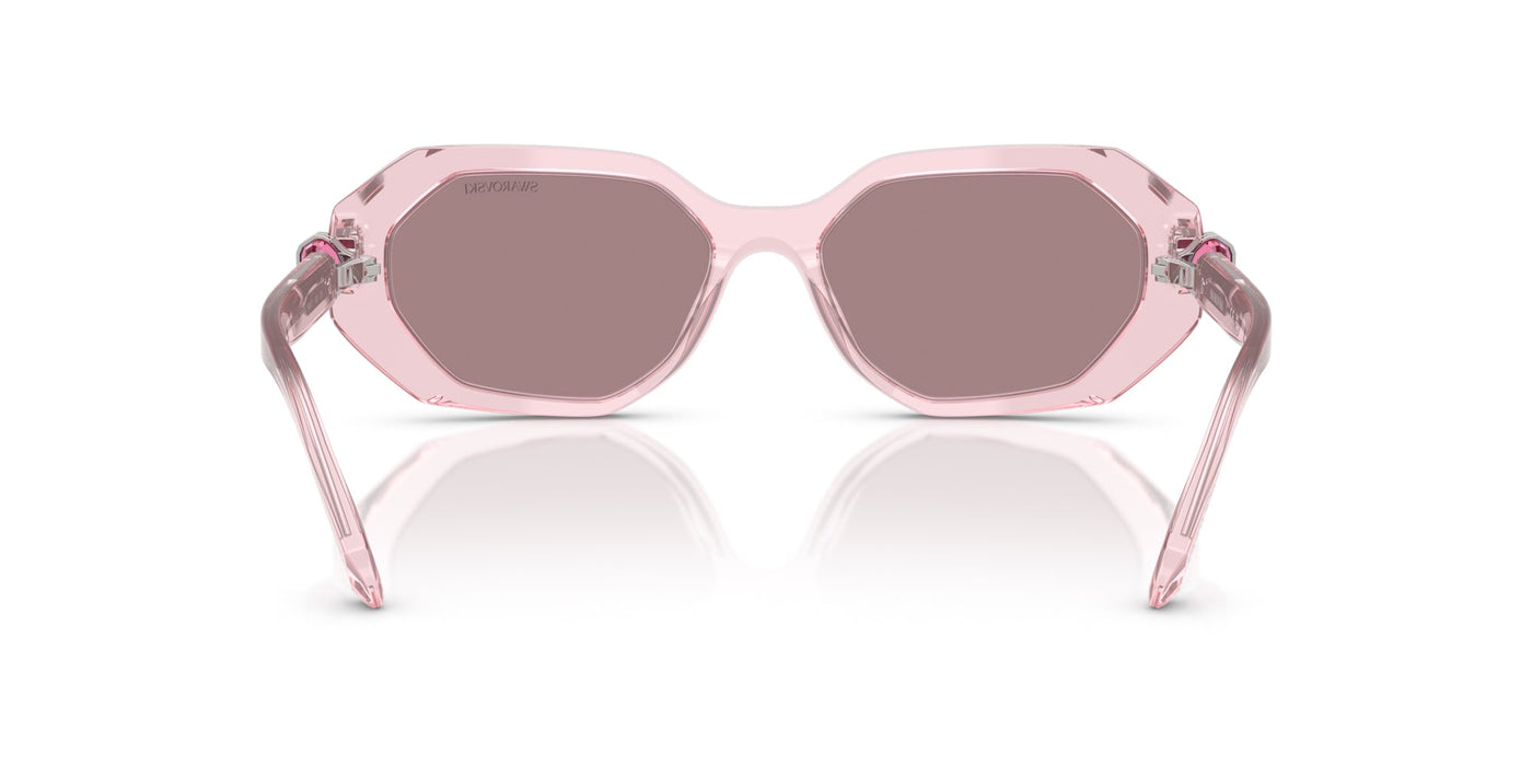 Swarovski SK6028 Transparent Pink/Light Purple Brown #colour_transparent-pink-light-purple-brown