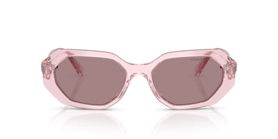Swarovski SK6028 Transparent Pink/Light Purple Brown #colour_transparent-pink-light-purple-brown