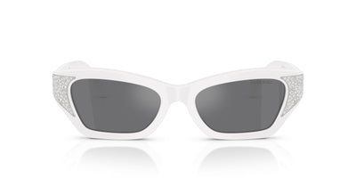 Swarovski SK6029 Milky Pink/Grey Black Mirror #colour_milky-pink-grey-black-mirror