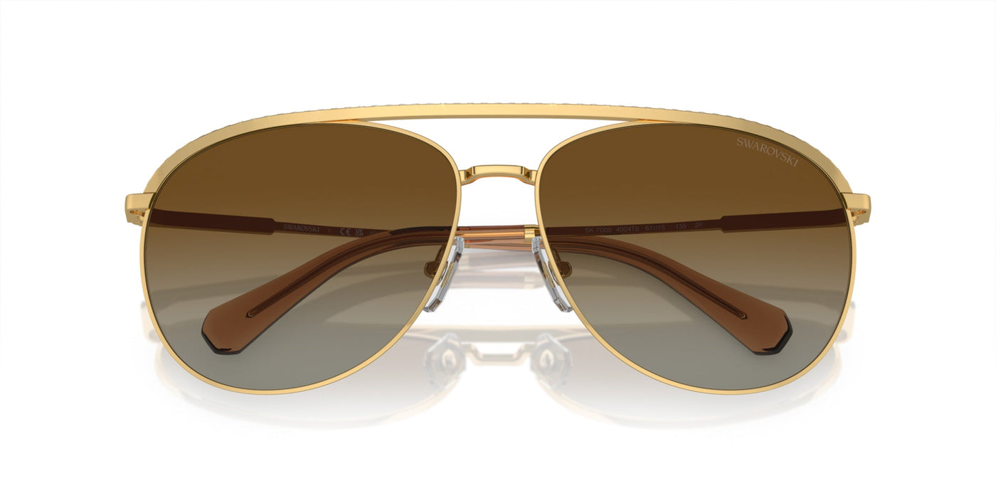 Swarovski SK7005 Gold/Brown Polarised Gradient #colour_gold-brown-polarised-gradient