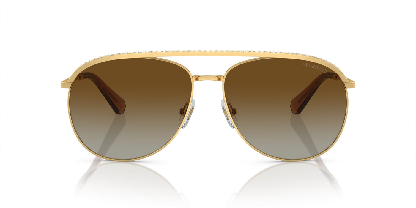 Swarovski SK7005 Gold/Brown Polarised Gradient #colour_gold-brown-polarised-gradient