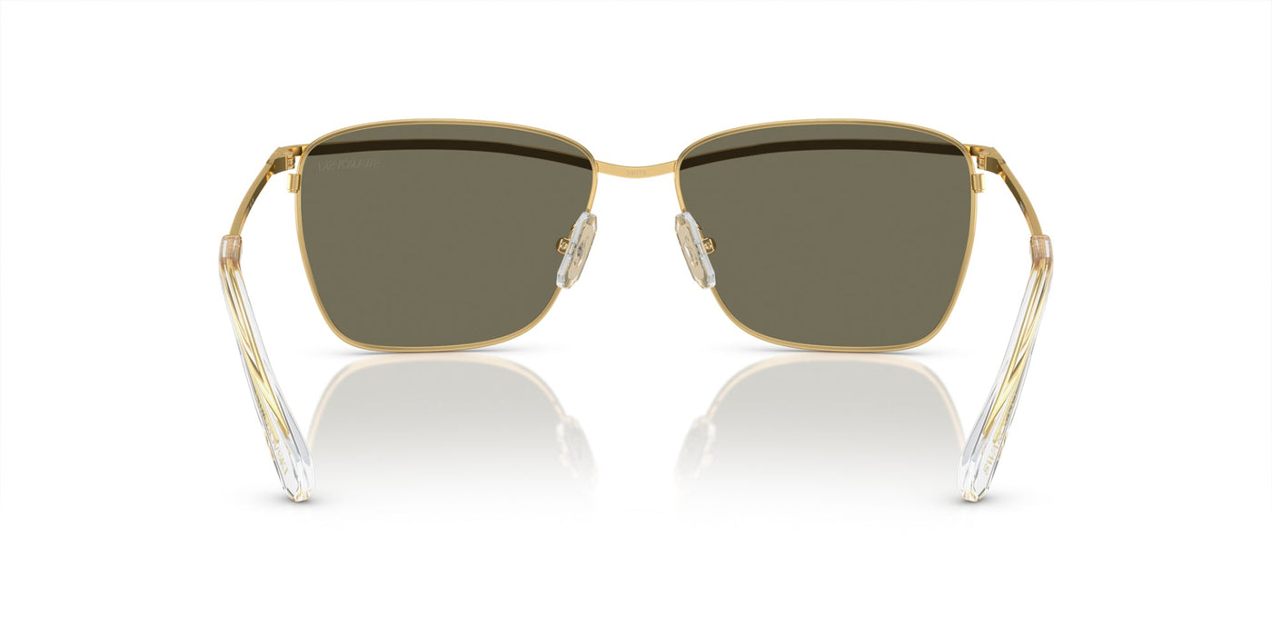 Swarovski SK7006 Dark Yellow/Clear Real Yellow Gold Mirror #colour_dark-yellow-clear-real-yellow-gold-mirror