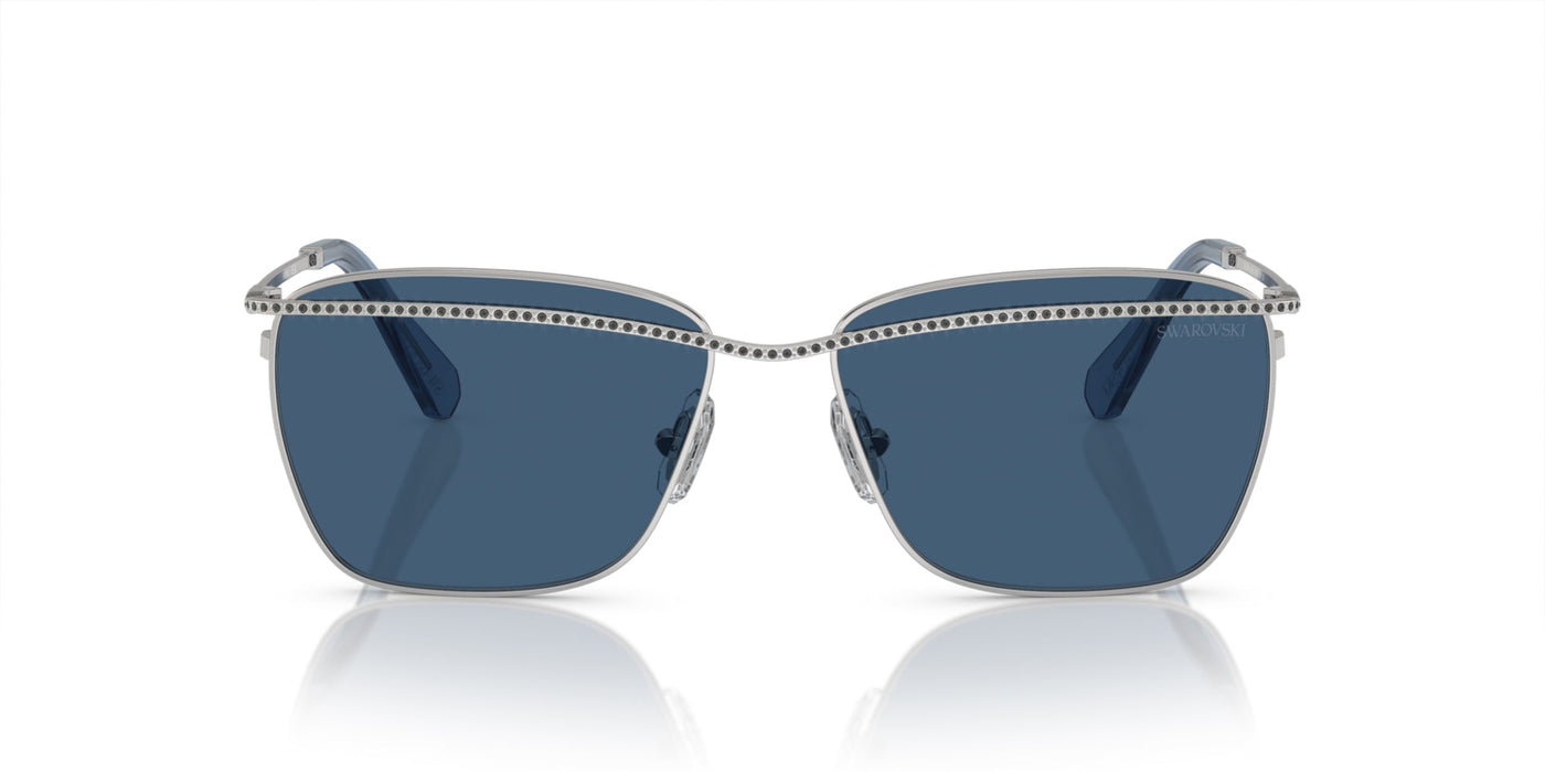 Swarovski SK7006 Dark Silver/Dark Blue #colour_dark-silver-dark-blue