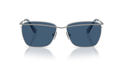 Swarovski SK7006 Dark Silver/Dark Blue #colour_dark-silver-dark-blue