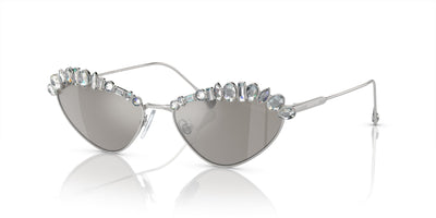 Swarovski SK7009 Silver/Light Grey Silver Mirror #colour_silver-light-grey-silver-mirror