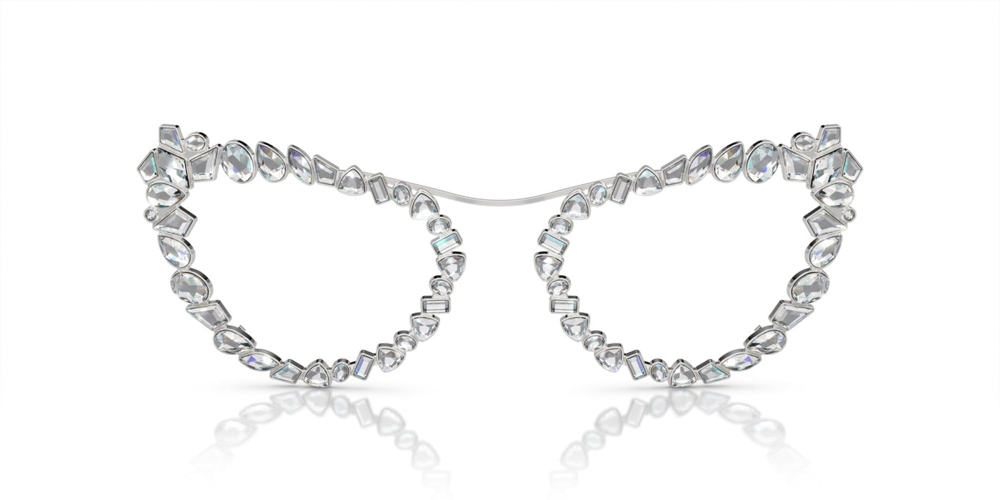 Swarovski SK7011 Silver/Clear Real Platinum Mirror #colour_silver-clear-real-platinum-mirror