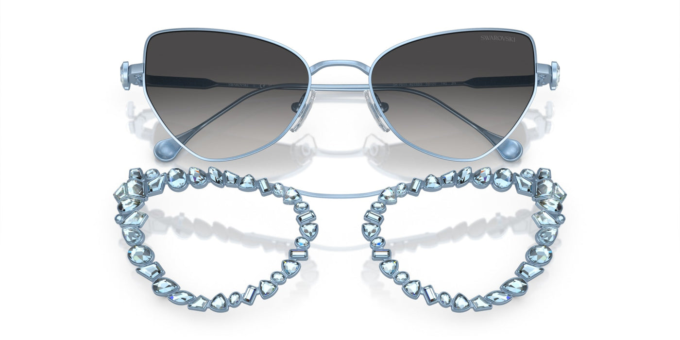 Swarovski SK7011 Matte Light Blue/Grey Gradient #colour_matte-light-blue-grey-gradient