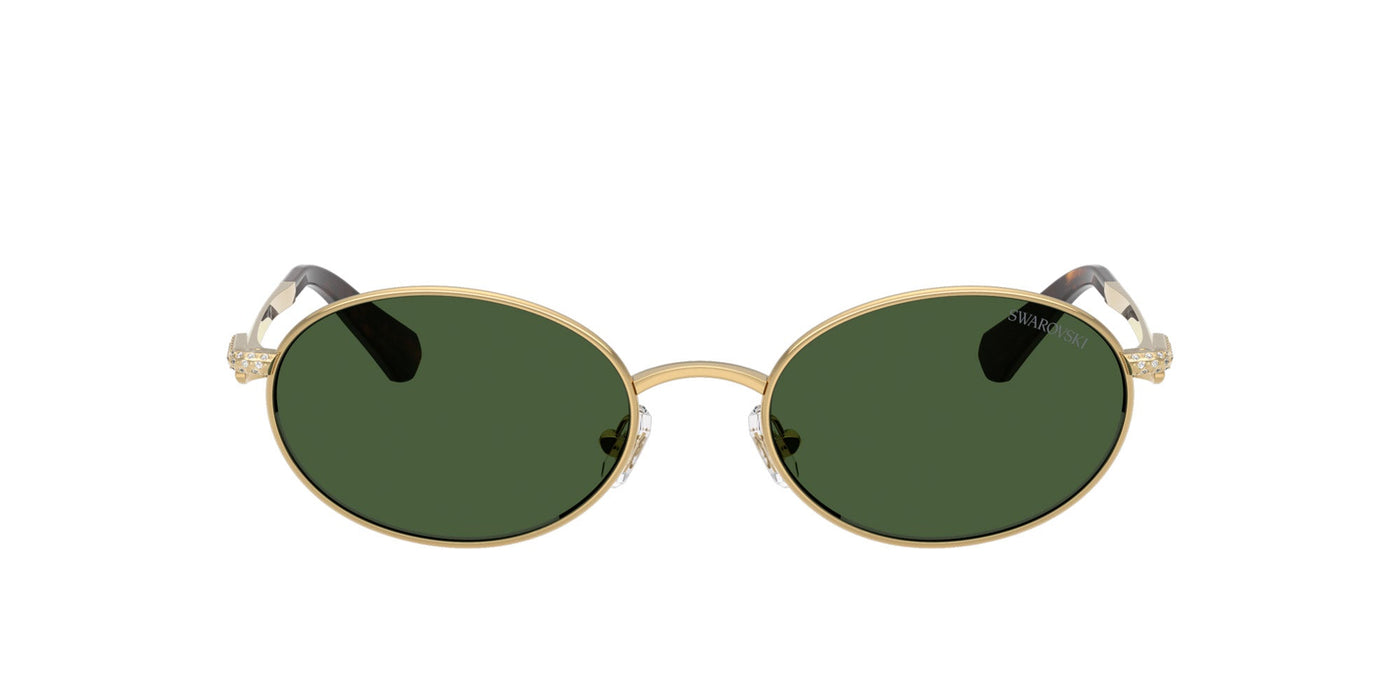 Swarovski SK7033 Gold/Dark Green #colour_gold-dark-green