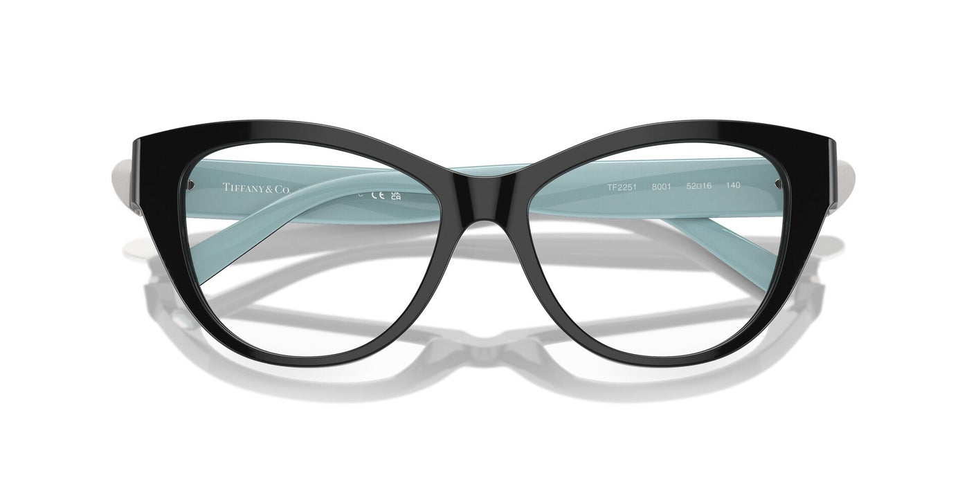 Tiffany TF2251 Black on Tiffany Blue #colour_black-on-tiffany-blue