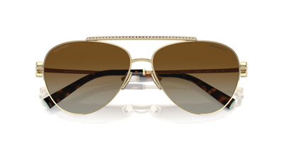 Tiffany TF3101B Pale Gold/Brown Polarised Gradient #colour_pale-gold-brown-polarised-gradient