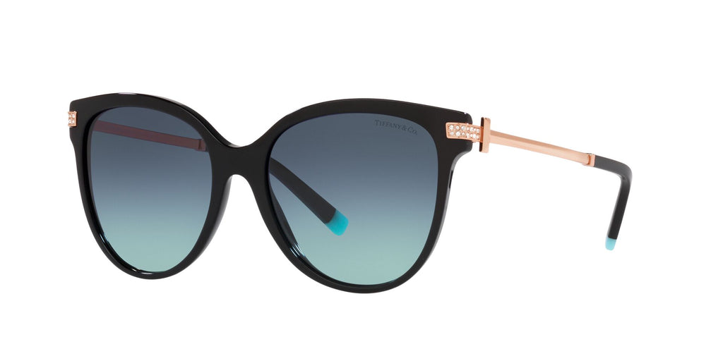 aya♡  TF4193 TiffanyBlue Rhinestone Tiffany TF4193B Cat Eye Sunglasses | Fashion Eyewear US