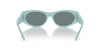 Tiffany TF4222U Tiffany Blue Rubberized/Grey Black Mirror #colour_tiffany-blue-rubberized-grey-black-mirror