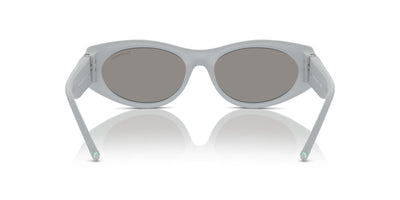 Tiffany TF4222U Silver Metallic Rubberized/Light Grey Silver Mirror #colour_silver-metallic-rubberized-light-grey-silver-mirror