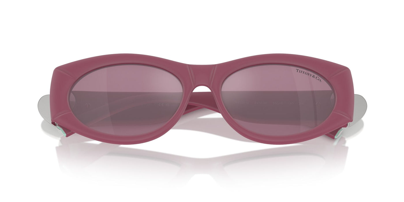 Tiffany TF4222U Fuchsia Rubberized/Violet Internal Silver Mirror #colour_fuchsia-rubberized-violet-internal-silver-mirror