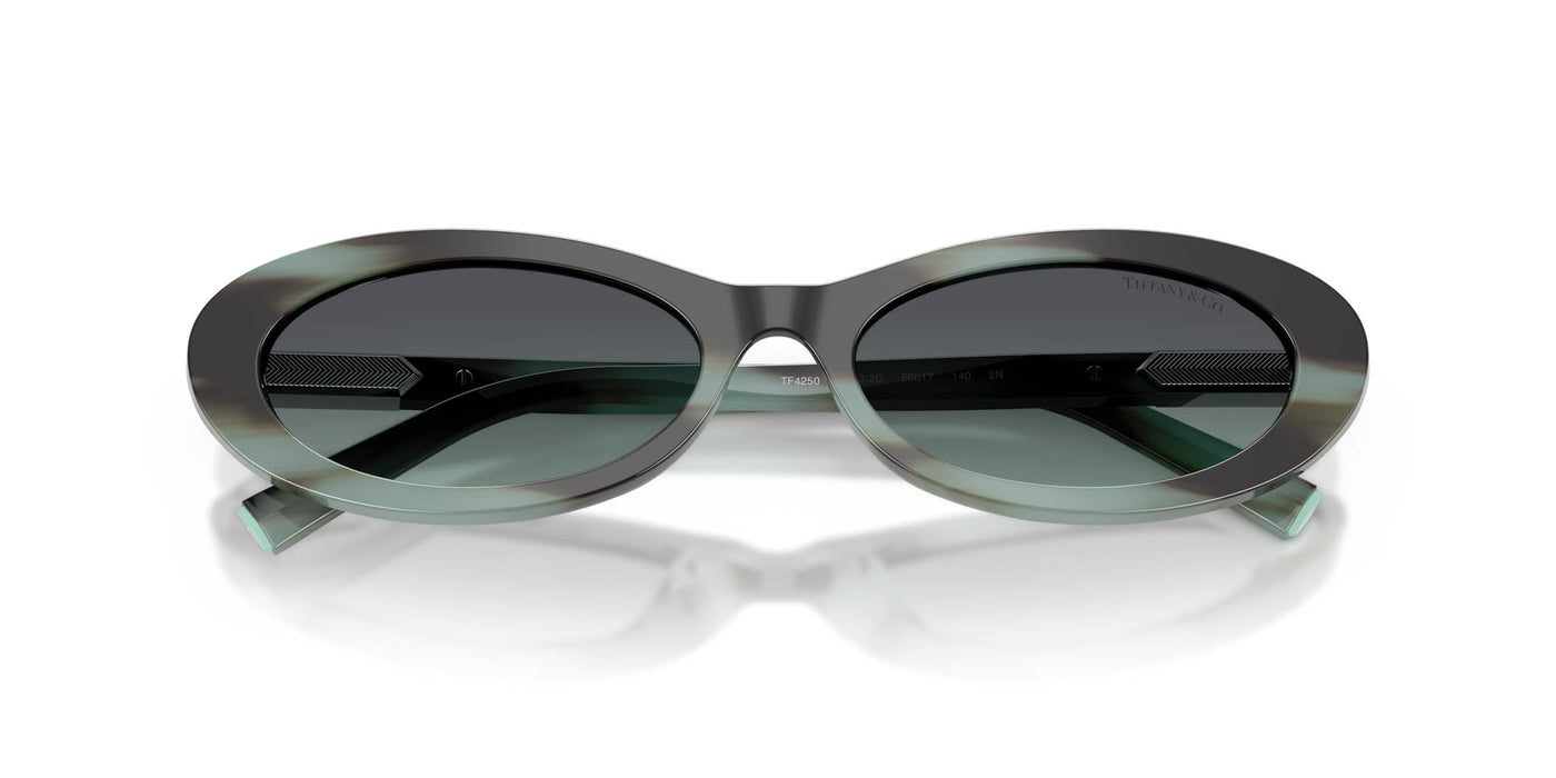 Tiffany TF4250 Striped Black Tiffany-Azure/Dark Grey #colour_striped-black-tiffany-azure-dark-grey
