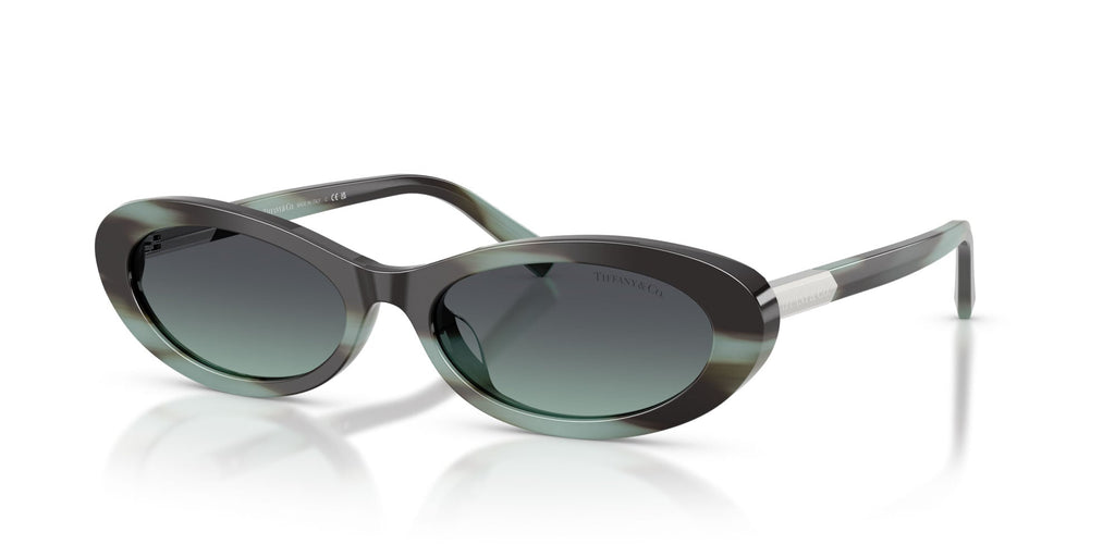 Tiffany TF4250 Striped Black Tiffany-Azure/Dark Grey #colour_striped-black-tiffany-azure-dark-grey