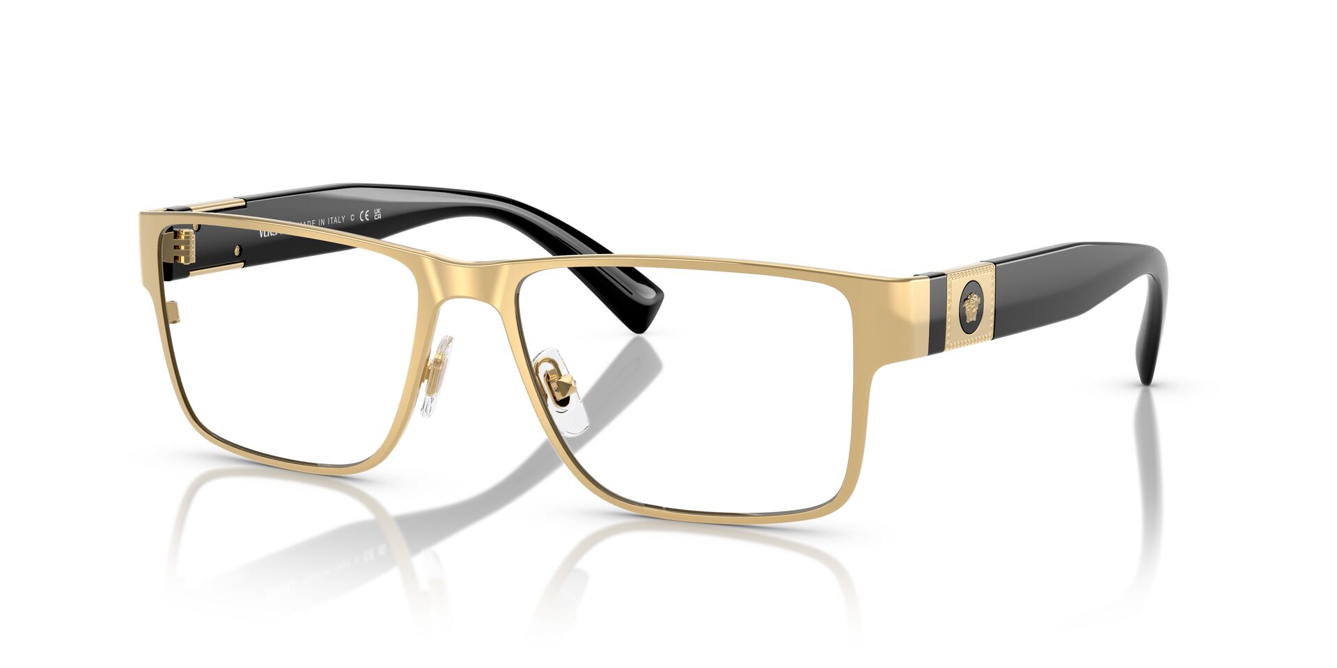 Versace VE1274 Rectangle Glasses | Fashion Eyewear US