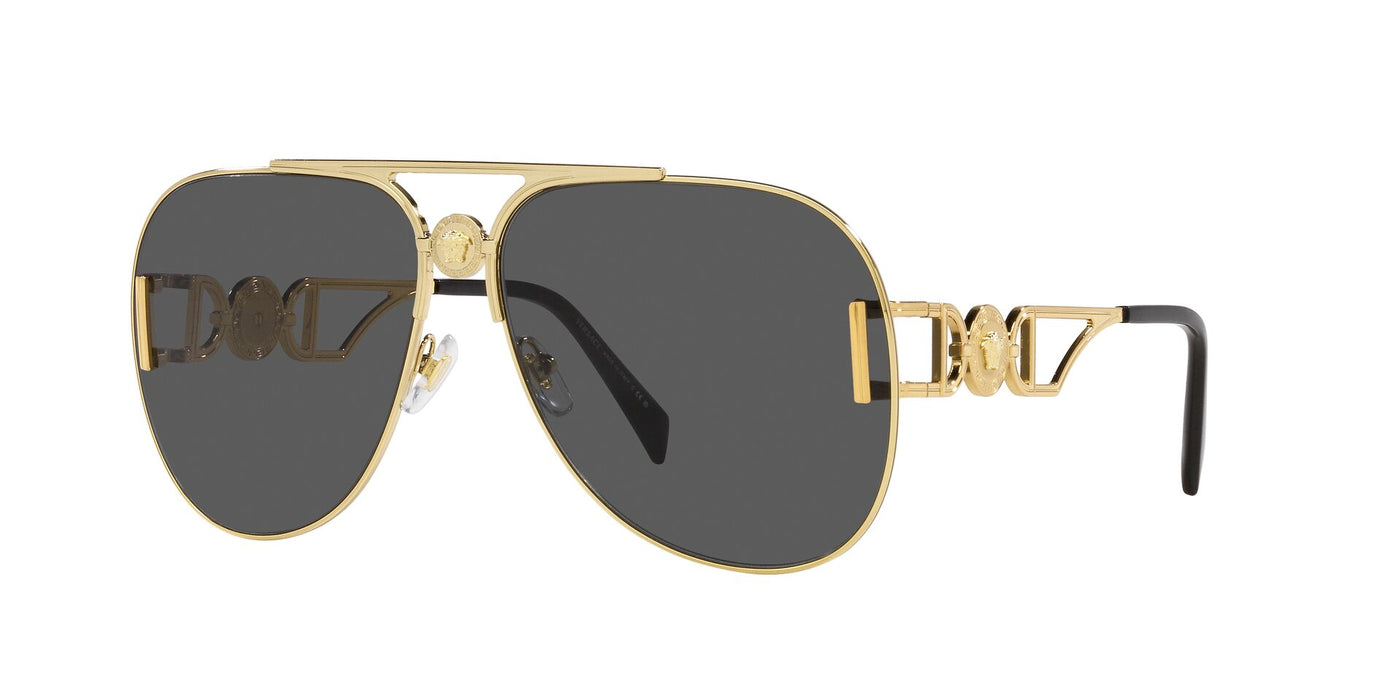 Versace VE2255 Gold/Dark Grey #colour_gold-dark-grey