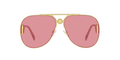 Versace VE2255 Gold/Pink Internal Silver Mirror #colour_gold-pink-internal-silver-mirror