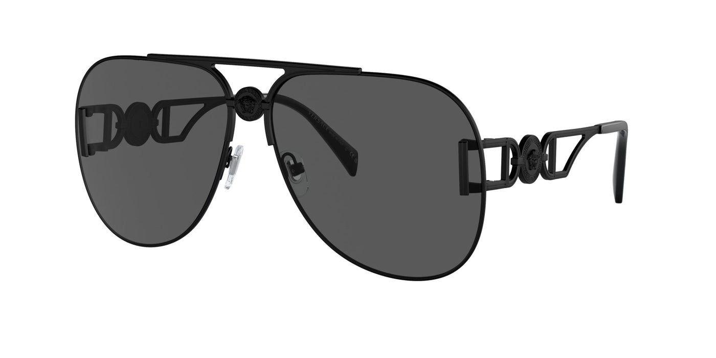 Versace VE2255 Matte Black/Dark Grey #colour_matte-black-dark-grey