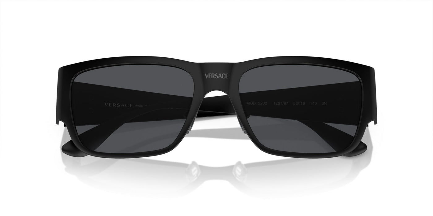 Versace VE2262 Matte Black/Dark Grey #colour_matte-black-dark-grey