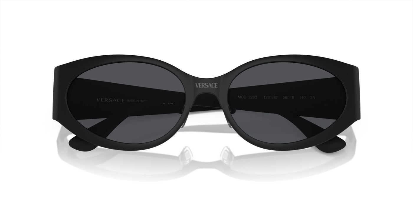 Versace VE2263 Matte Black/Dark Grey #colour_matte-black-dark-grey