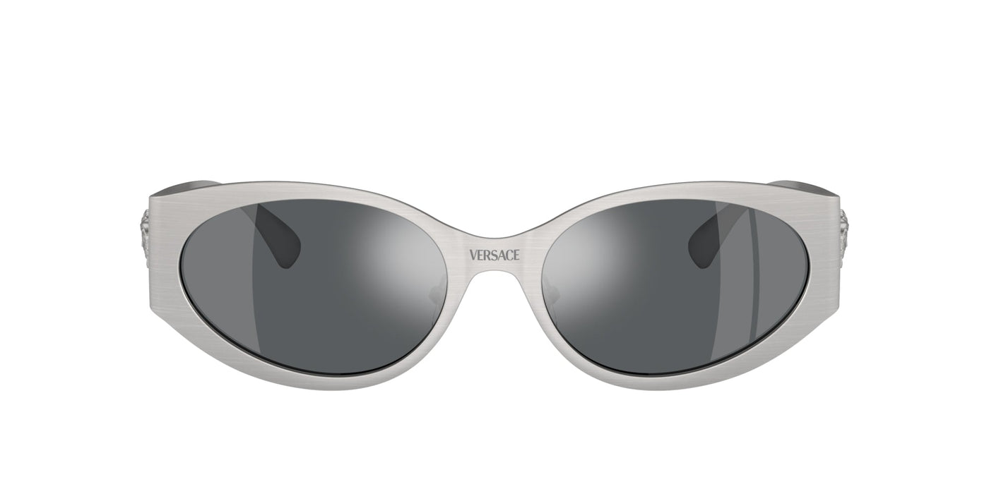 Versace VE2263 Matte Silver/Light Grey Black Mirror #colour_matte-silver-light-grey-black-mirror