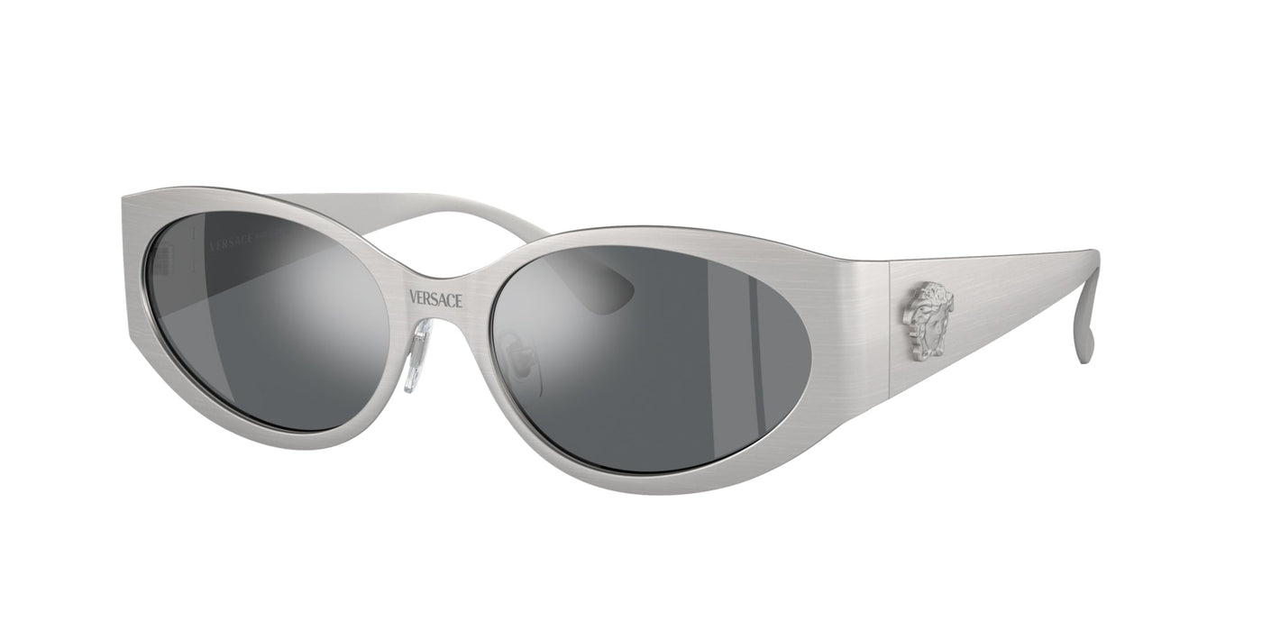 Versace VE2263 Matte Silver/Light Grey Black Mirror #colour_matte-silver-light-grey-black-mirror