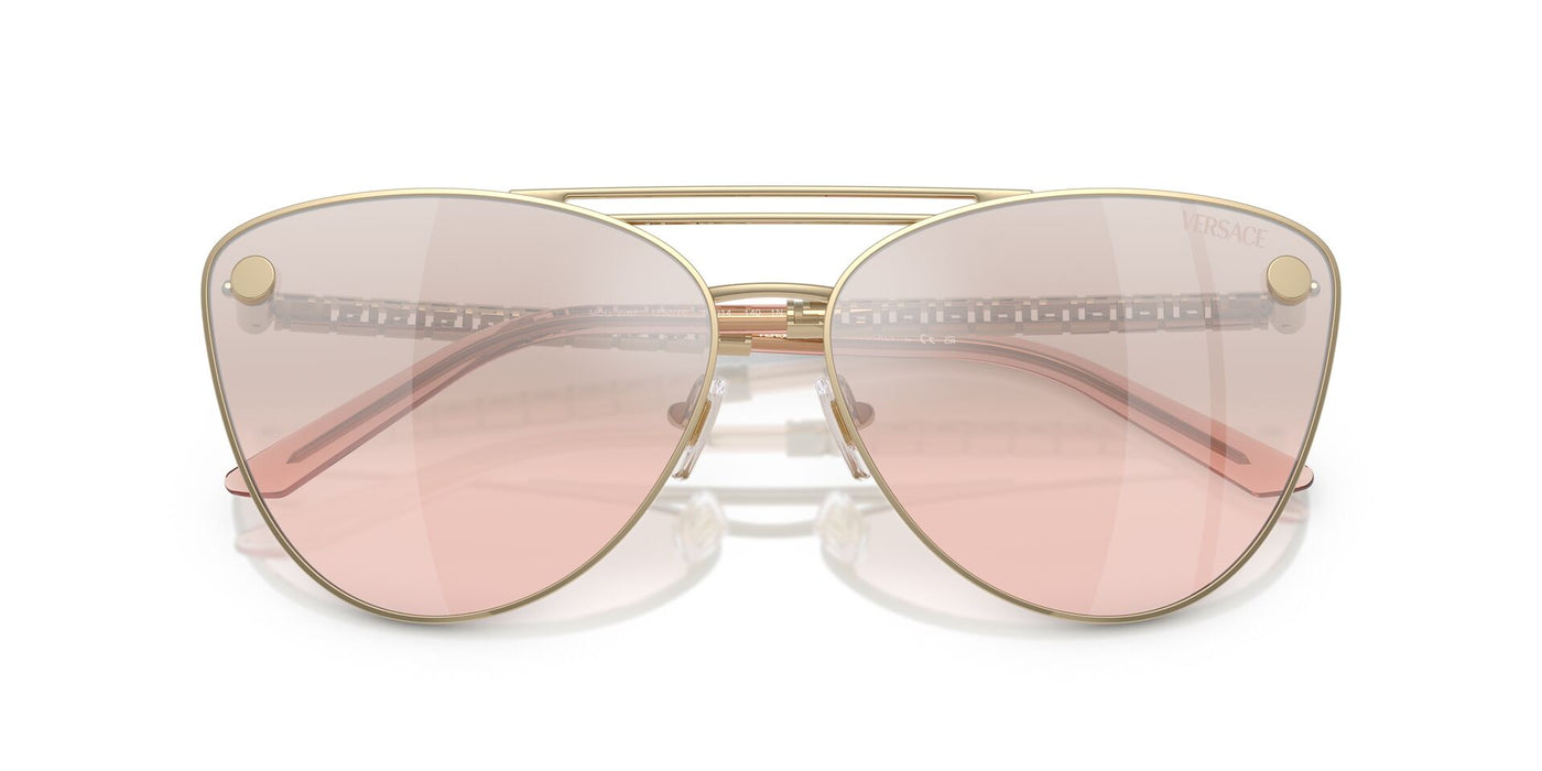 Versace VE2267 Pale Gold/Light Pink Silver Mirror #colour_pale-gold-light-pink-silver-mirror