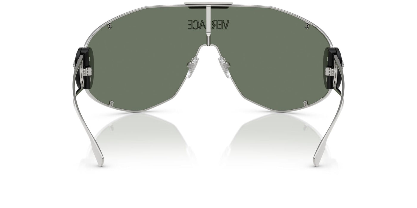 Versace VE2268 Silver/Dark Green #colour_silver-dark-green