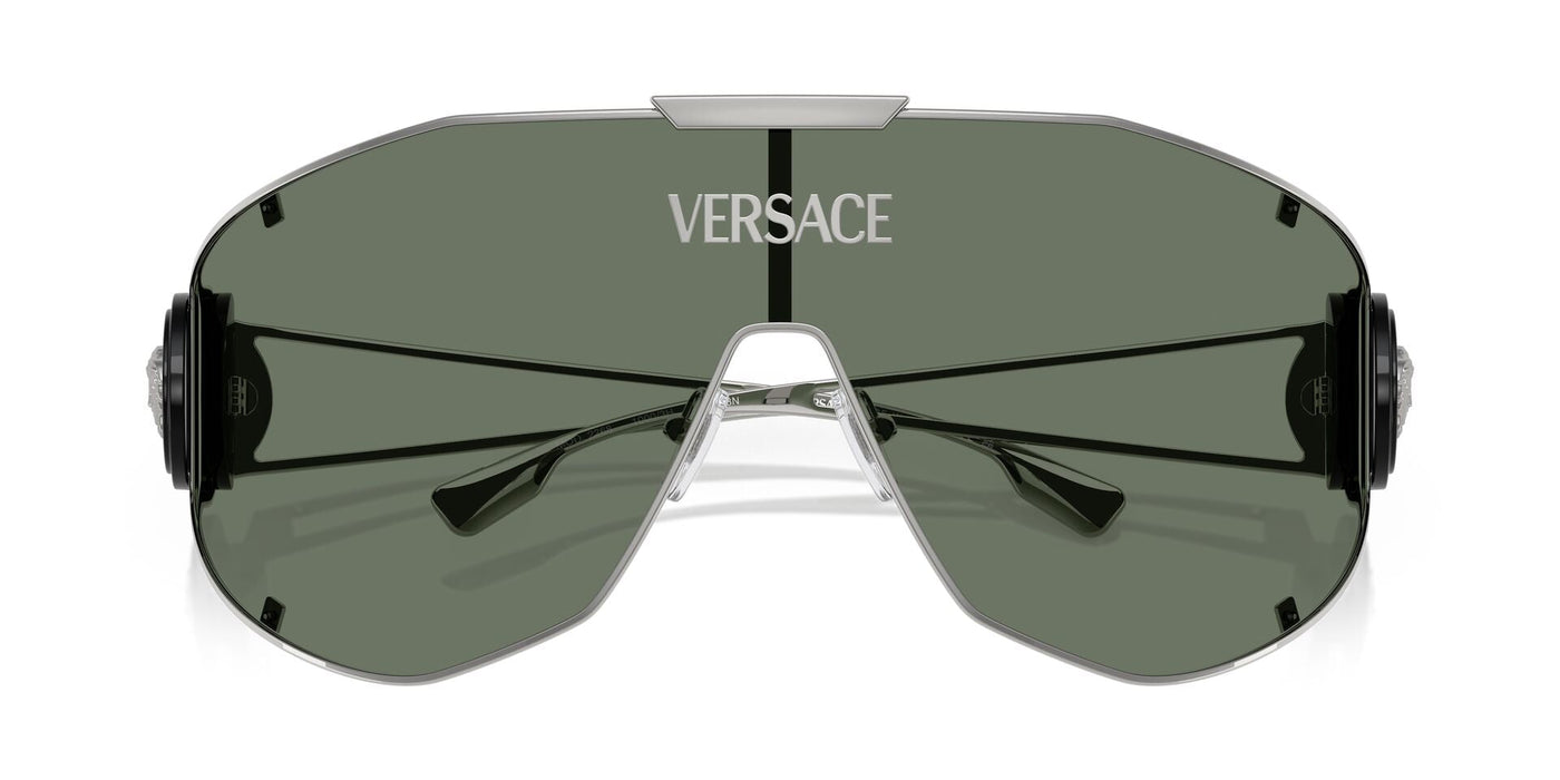 Versace VE2268 Silver/Dark Green #colour_silver-dark-green