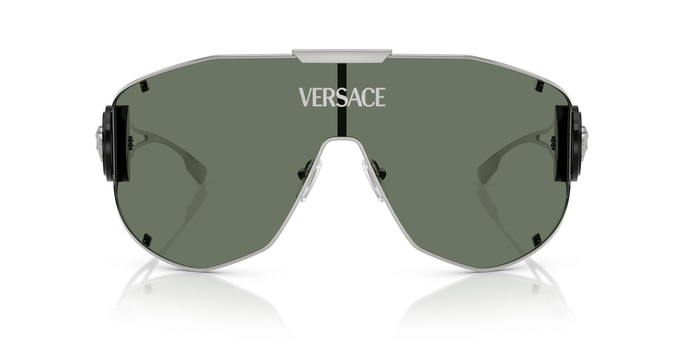 Versace VE2268 Silver/Dark Green #colour_silver-dark-green