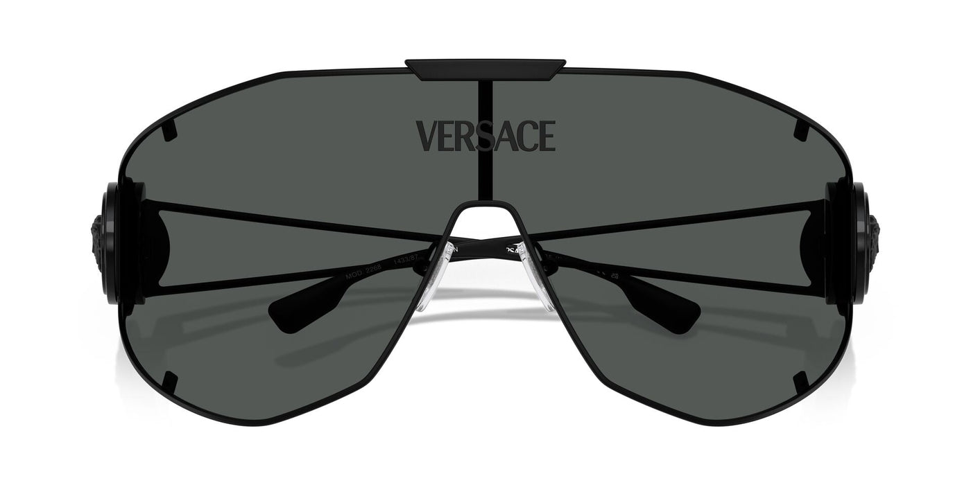 Versace VE2268 Matte Black/Dark Grey #colour_matte-black-dark-grey