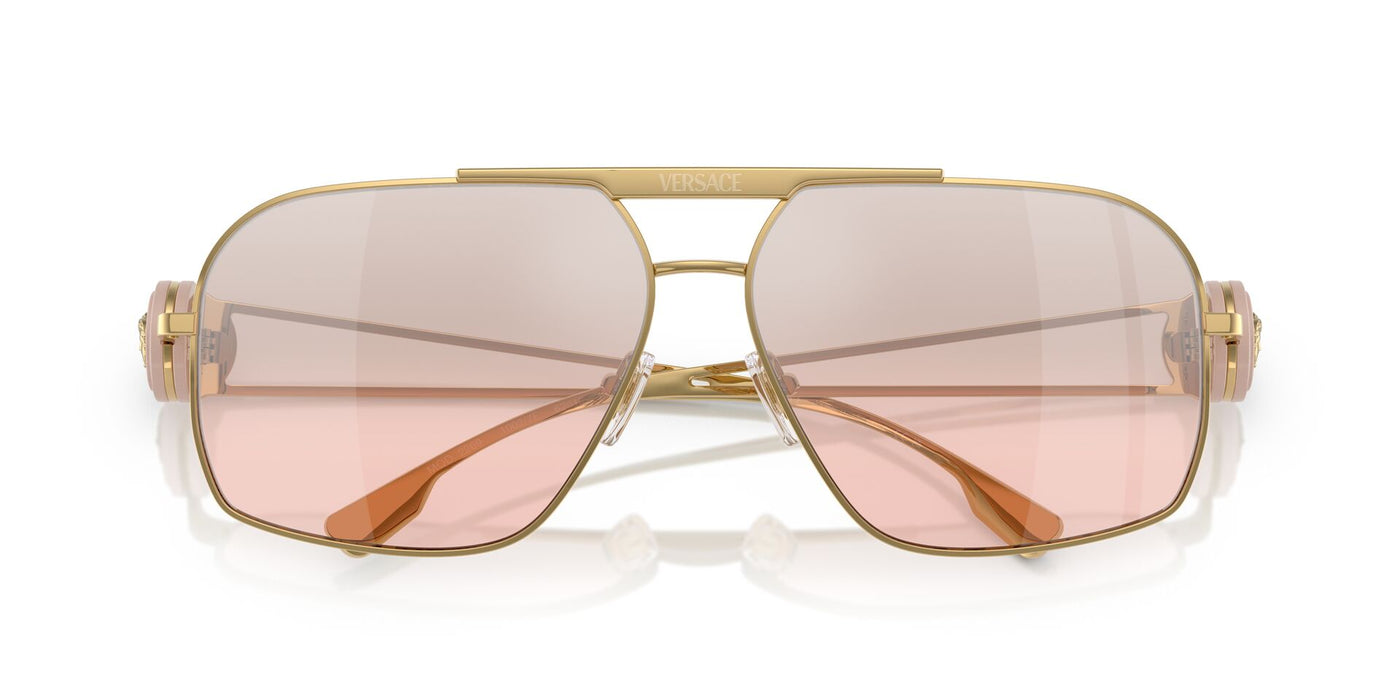 Versace VE2269 Gold/Light Pink Silver Mirror Gradient #colour_gold-light-pink-silver-mirror-gradient