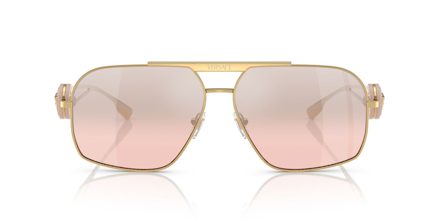 Versace VE2269 Gold/Light Pink Silver Mirror Gradient #colour_gold-light-pink-silver-mirror-gradient