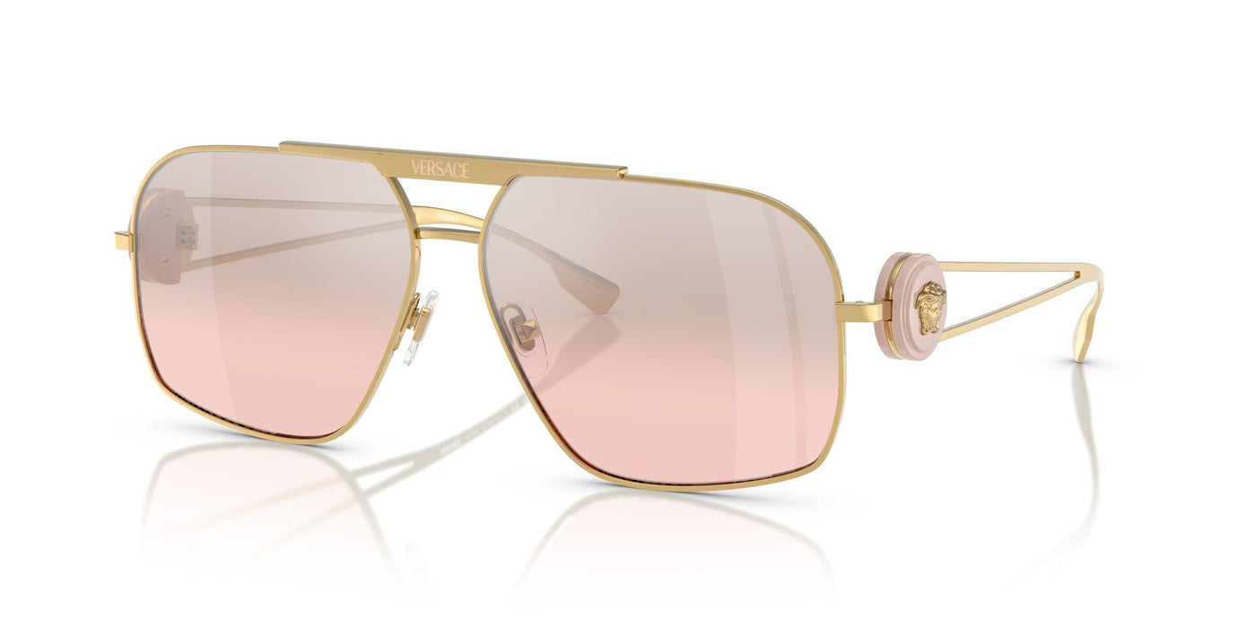 Versace VE2269 Gold/Light Pink Silver Mirror Gradient #colour_gold-light-pink-silver-mirror-gradient