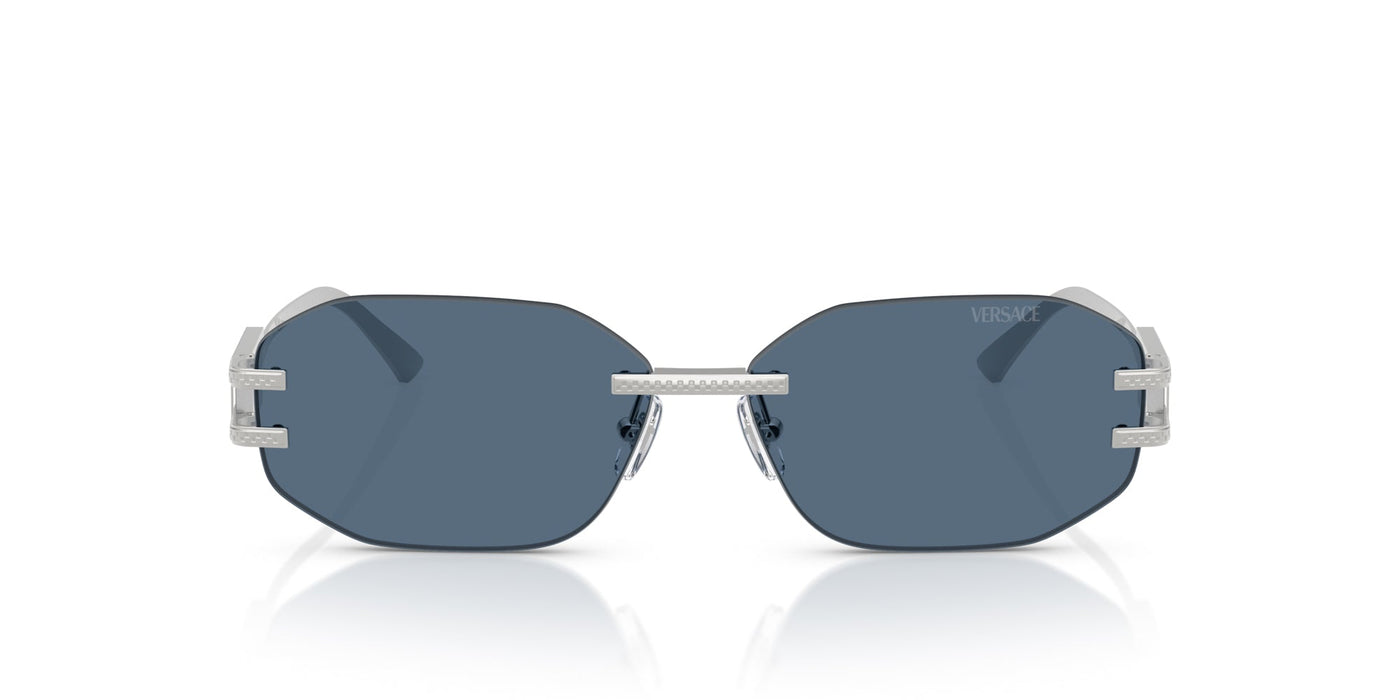 Versace VE2274 Silver/Dark Blue #colour_silver-dark-blue
