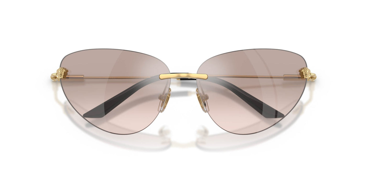 Versace VE2281 Gold/Light Brown Silver Mirror #colour_gold-light-brown-silver-mirror
