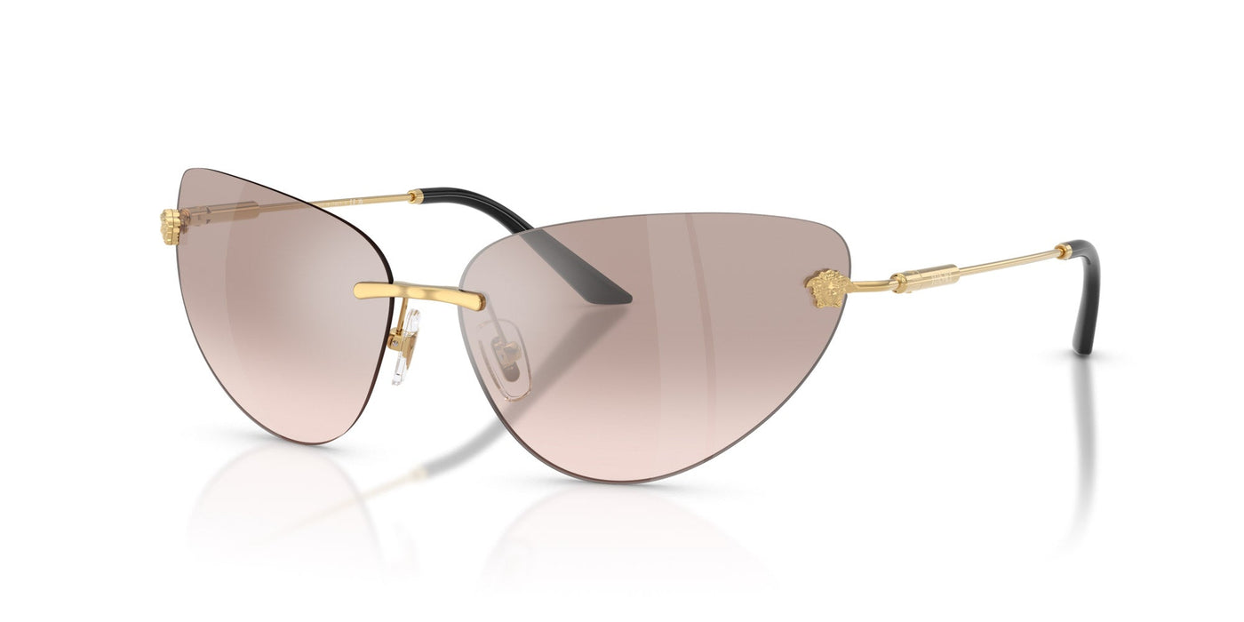 Versace VE2281 Gold/Light Brown Silver Mirror #colour_gold-light-brown-silver-mirror